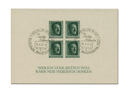 Briefmarkenblock 8 