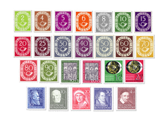 Briefmarken-Jahrgangssatz Deutschland 1951