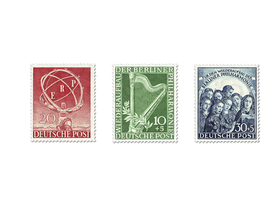 Briefmarken-Jahrgangssatz Berlin 1950