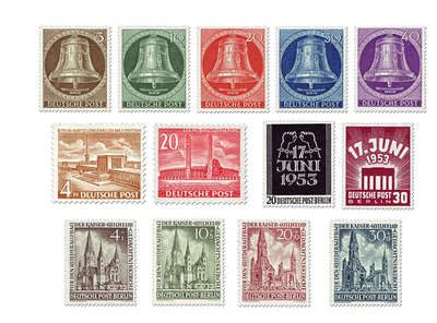 Briefmarken-Jahrgangssatz Berlin 1953