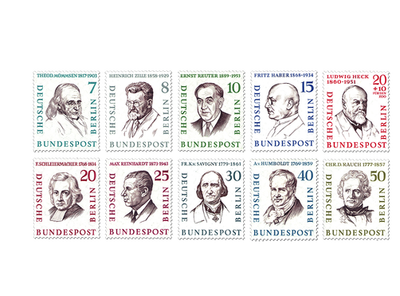 Briefmarken-Jahrgangssatz Berlin 1957, postfrisch