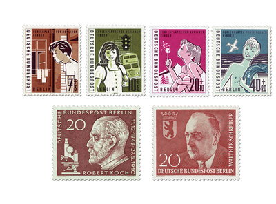 Briefmarken-Jahrgangssatz Berlin 1960