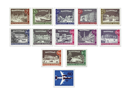 Briefmarken-Jahrgangssatz Berlin 1962