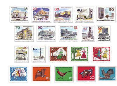 Briefmarken-Jahrgangssatz Berlin 1965