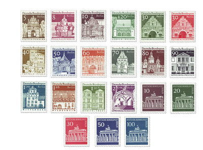 Briefmarken-Jahrgangssatz Berlin 1966