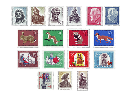 Briefmarken-Jahrgangssatz Berlin 1967