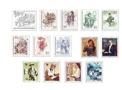 Briefmarken-Jahrgangssatz Berlin 1969