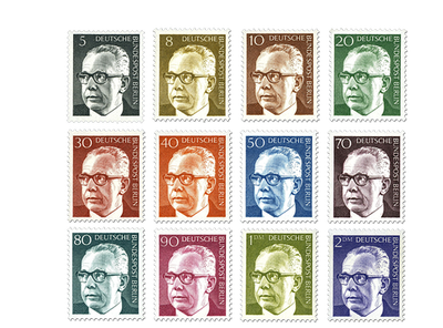 Briefmarken-Jahrgangssatz Berlin 1970