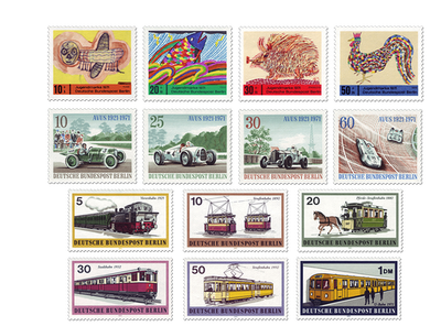Briefmarken-Jahrgangssatz Berlin 1971