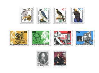 Briefmarken-Jahrgangssatz Berlin 1973