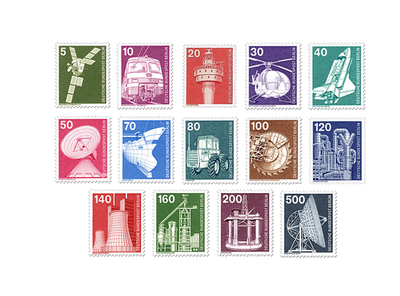 Briefmarken-Jahrgangssatz Berlin 1975