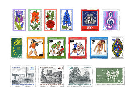 Briefmarken-Jahrgangssatz Berlin 1976