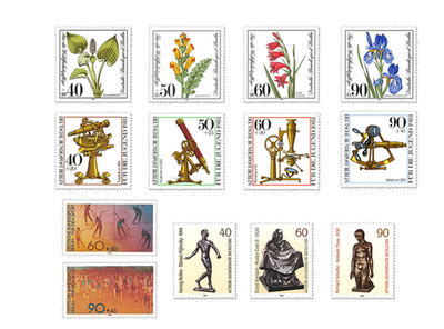 Briefmarken-Jahrgangssatz Berlin 1981, postfrisch