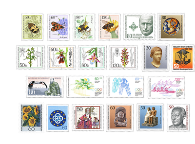 Briefmarken-Jahrgangssatz Berlin 1984, postfrisch
