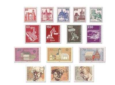 Briefmarken Deutschland Jahrgang 1978