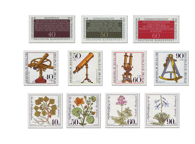 Briefmarken Deutschland Jahrgang 1981