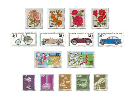 Briefmarken Deutschland Jahrgang 1982