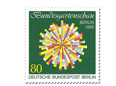 Briefmarke Berlin Bundesgartenschau 1985
