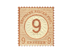 Briefmarke der Serie 