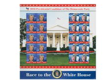 20er-Briefmarkenblock Hillary Clinton