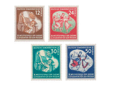 Briefmarkensatz Weltfestspiele DDR