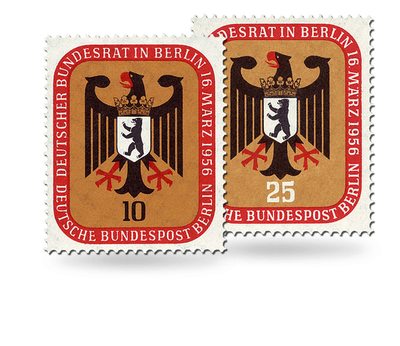 Briefmarken Berlin Bundesrat Deutschland in Berlin