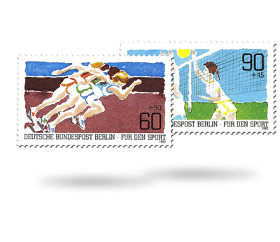 Briefmarken Berlin Sporthilfe 1982