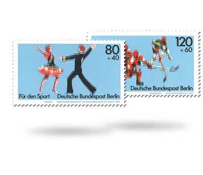 Briefmarken Berlin Sporthilfe 1983 