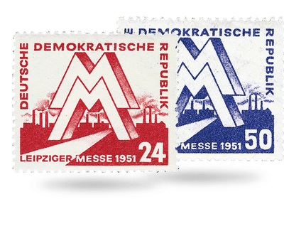 Briefmarkensatz Leipziger Messe
