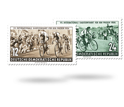 Briefmarken VII. internationale Radfernfahrt