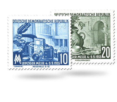 Briefmarken Leipziger Herbstmesse 1955