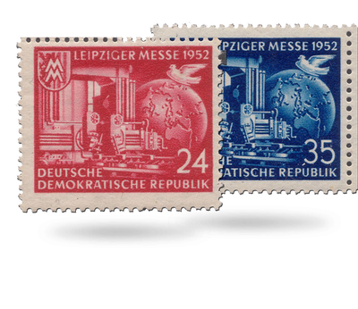 Briefmarken Leipziger Herbstmesse 1952