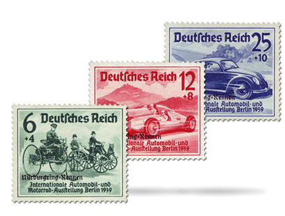 Briefmarken Deutsches Reich - Nürburgring-Rennen