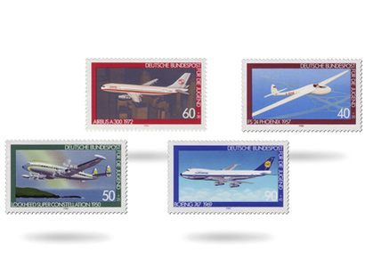 Jugendbriefmarken Jahrgang 1980 - Luftfahrt