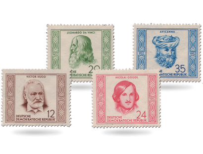 Briefmarken Geburts- und Todestage berühmter Persönlichkeiten