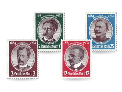 Briefmarken Deutsches Reich - Deutsche Kolonialforscher