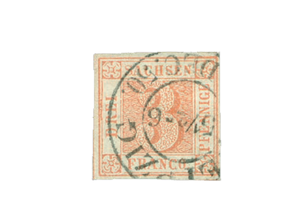 Deutschlands bekannteste Briefmarke  - Der legendäre „Sachsen-Dreier“!