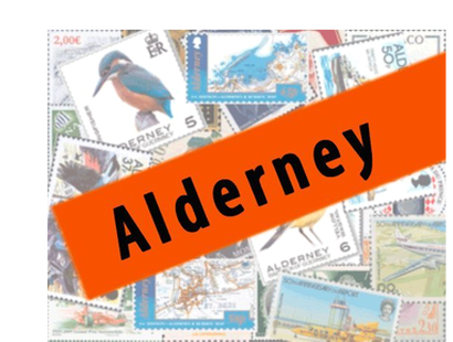 Die offiziellen Briefmarken<br>Neuheiten aus Alderney