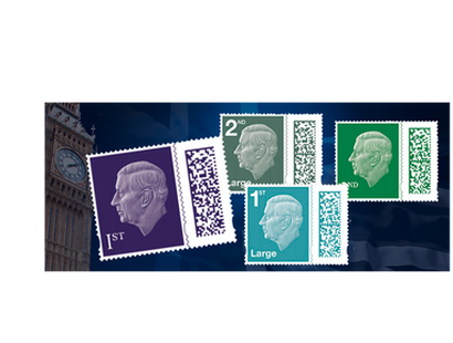Die offiziellen Briefmarken <br>Neuheiten aus Großbritannien
