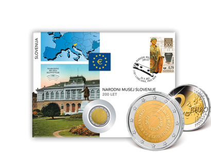 "2 €-Numisbriefe Europa" - Motiv: 200 Jahre Nationalmuseum