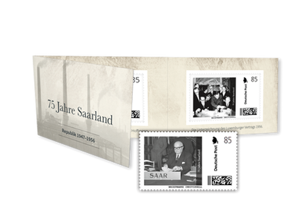 Exklusive Stampcard "75 Jahre Saarland"