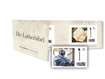 Streng limitierte Portokarte "500 Jahre Lutherbibel"