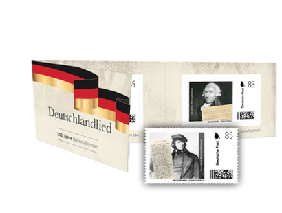 Stamp Card "Deutschlandlied - 100 Jahre Nationalhymne"