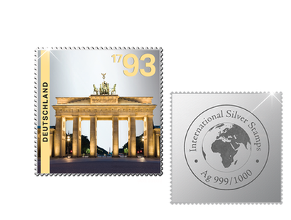 International Silver Stamps „Wahrzeichen der Welt“ 