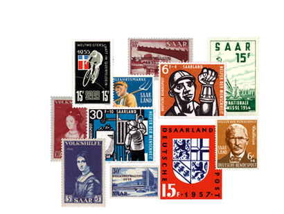 Die Briefmarken des Saarlandes 1947–1959