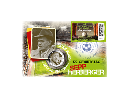 Numisbrief zum 125. Geburtstag Sepp Herbergers