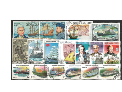 100 Briefmarken Schiffe und Boote""