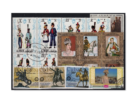 Napoleon Bonaparte - 100 Briefmarken