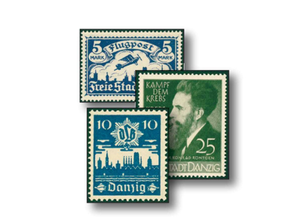 Danzig - 200 verschiedene Briefmarken