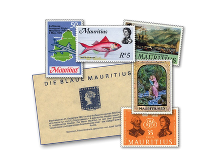 Jetzt 25 postfrische Briefmarken aus Mauritius zum Sonderpreis sichern
